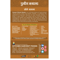 Authentic Chole Masala Spice Blend Puneet Masala